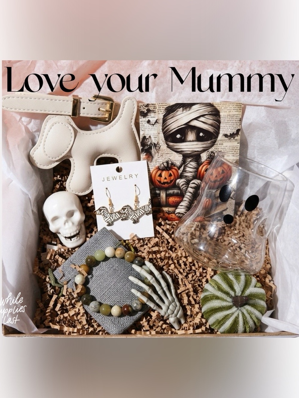 10mm Flower Jade Love your Mummy Boo Box